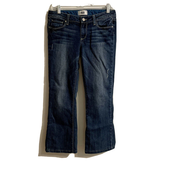 Paige Jeans Women Size 28 Blue Skyline Boot Medium Wash Denim Bootcut - Picture 1 of 9